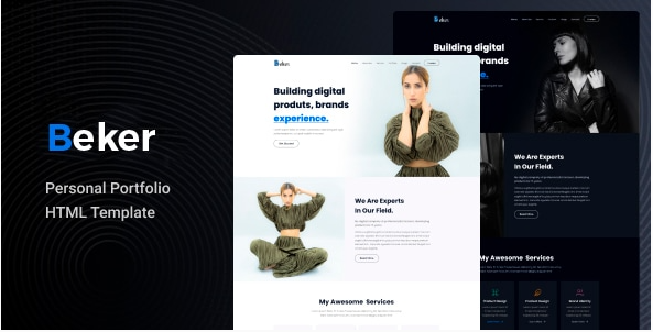 Beker - Personal Portfolio Template