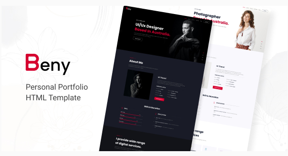 Beny - Personal Portfolio Template