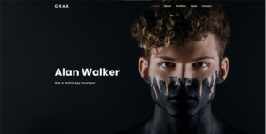 Grax - Personal Portfolio Template