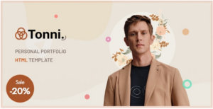 Tonni - Personal Portfolio Template
