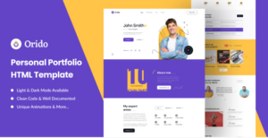 Orido - Personal Portfolio Template