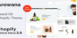 Arowana - Beard Oil Shopify Theme OS 2.0