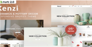 Kenzi - Ceramics & Pottery Decor Shopify Theme