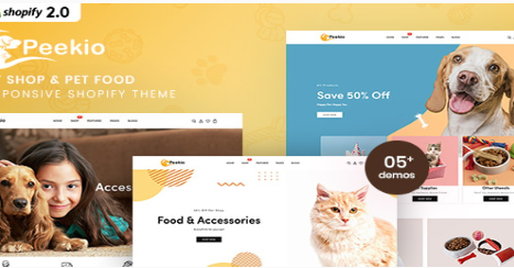 Peekio - Pet Shop & Pet Food Shopify Theme