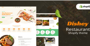 Dishey - Restaurant, Food Store Shopify 2.0 Theme