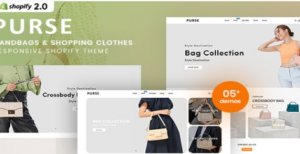 Purse - Handbags & Shopping Clothes Shopify Theme