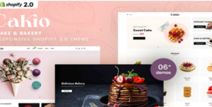 Cakio - Cake & Bakery Responsive Shopify 2.0 Theme