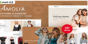 Amolia - Clothing & Fashion Shopify Theme