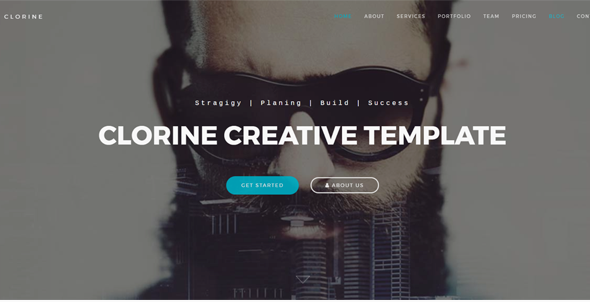Clorine - Responsive Business Creative Portfolio Template