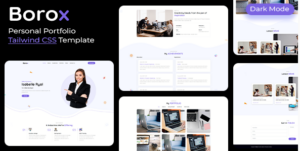 Borox - Tailwind CSS Personal Portfolio Template