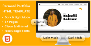Personal Portfolio CV HTML Template - Nairobi