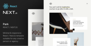 Park - Creative Portfolio NextJS Template