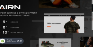 AIRN - Sports Clothing & Fitness Equipment Shopify