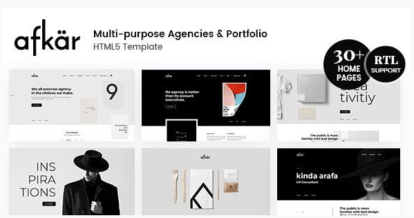 Afkar- Creative Multi-Purpose HTML Theme