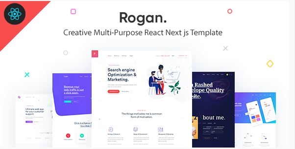 Rogan - Creative Multipurpose React Next js Template