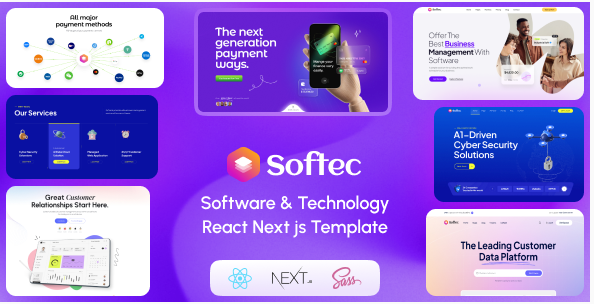 Softec - Software & Technology React Next js Template