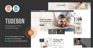 Tudebon - Chiropractic & Physiotherapy HTML Template