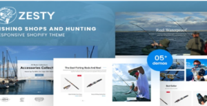 ZestyFish - Fishing Shop Responsive Shopify Theme