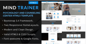 Mind Trainer - Psychology and Counseling Center HTML5 Template