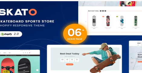 Skato - Skateboard Sports Store Shopify 2.0 Theme