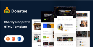 Donatee – Nonprofit Charity HTML Template
