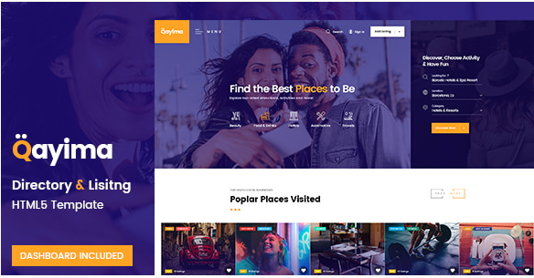 Qayima - Directory & Listing HTML5 Template