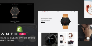 Wanth - Minimal & Clean Watch Store Shopify Theme