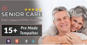 Senior Care - Elders Support HTML5 Template