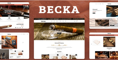 Becka - Cigar Store Shopify Theme
