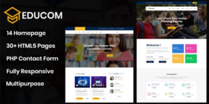 Educom - Education and LMS Template
