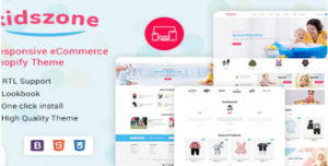 KidsZone - Kids & Children Fashion Shopify Store