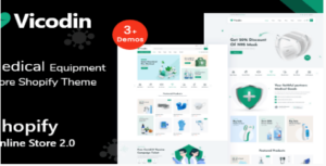 Vicodin - Medical Equipment Store Shopify Theme