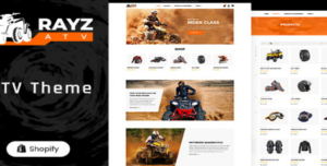Rayz - Bike, Motor Sports Shopify Theme