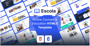 Escola – Online Courses, School, University & Education Template Multipurpose