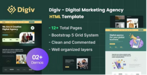Digiv - Digital Marketing Agency HTML Template