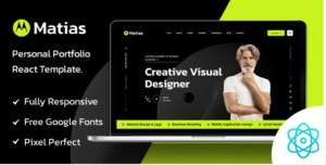 Matias - Personal Portfolio React Template