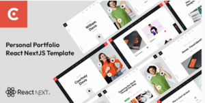 Courtney - React Personal Portfolio NextJS Template