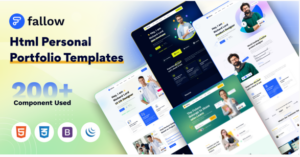 Fallow - Personal Portfolio Resume HTML Template