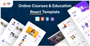 Bisy - Online Courses & Education React Template