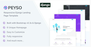 Peyso- Django Landing Page Template