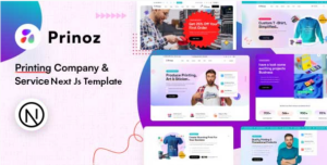 Prinoz - Printing company & Service Next Js Template