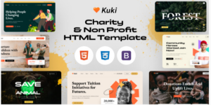 Kuki - Charity & Nonprofit HTML5 Template