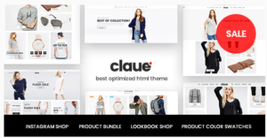 Claue - Clean, Minimal HTML5 Template