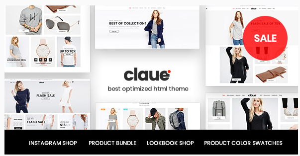 Claue - Clean, Minimal HTML5 Template