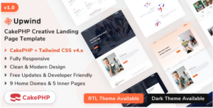 Upwind - CakePHP Landing Page Template