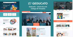 Qeducato - University and College XD Template