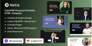 Natia - Personal Portfolio CakePHP Template