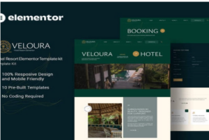 Veloura - Hotel Resort Elementor Template Kit 1.0