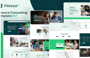 Finoza - Finance Consulting Elementor Template Kit 1.0