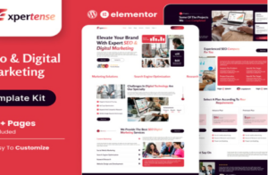 Expertense - SEO & Digital Agency Elementor Template Kit 1.0